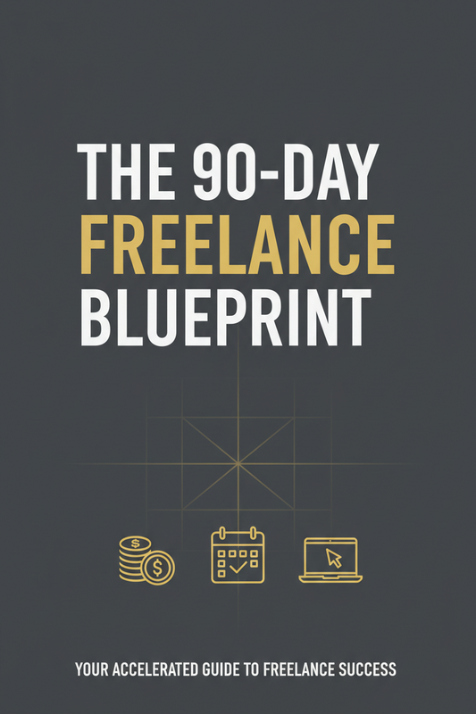 PDF Guide-The 90-Day Freelance Blueprint to Price Your Skills, Land Clients and Replace Your Salary — On Your Own Terms